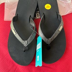 Reef star cushion sandals